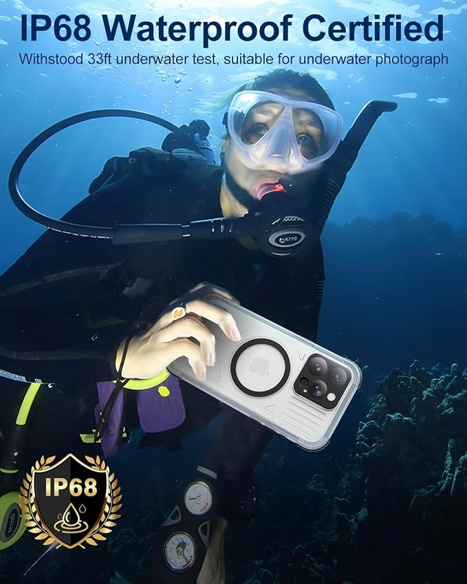 for iPhone 15 Pro Waterproof Case - Image 3