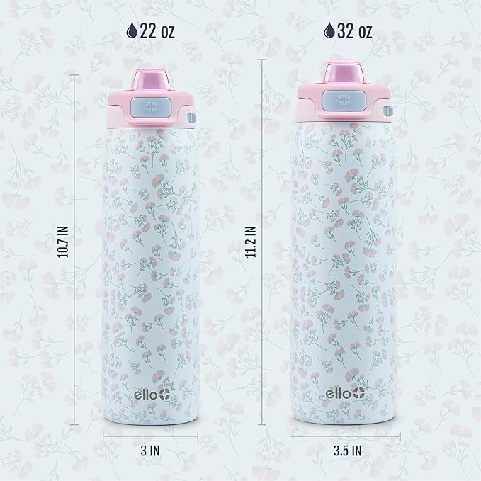 Ello Pop & Fill 32oz Stainless Steel Water Bottle - Image 7