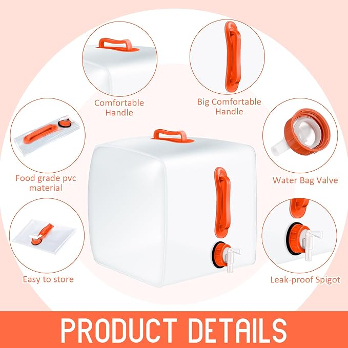 Reallnaive 3 Pack Collapsible Water Container - Image 3