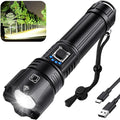 Rechargeable Flashlights High Lumens, 000 Lumen Brightest Led Flashlight by crazybrace