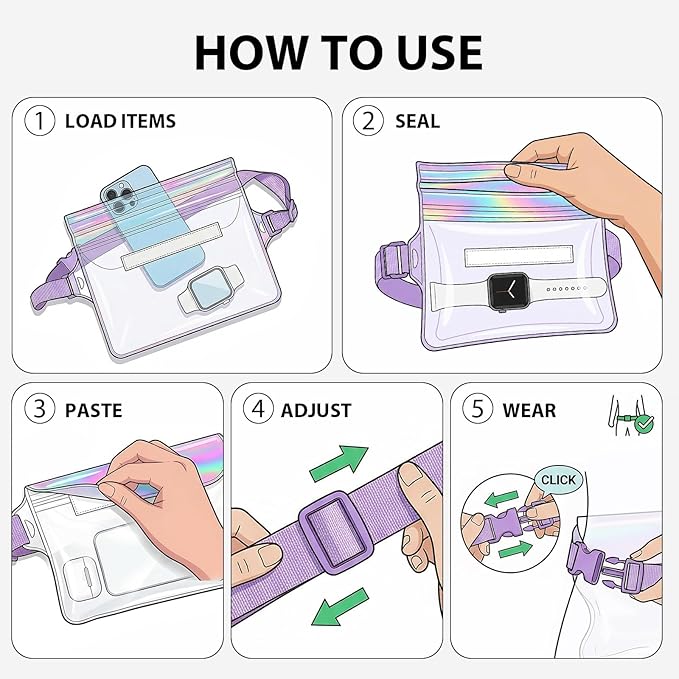 IP68 Waterproof Phone Pouch Case Three-Layer Seal - Image 3