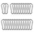 30PCS M6 Heavy Duty Carabiner Clip, 2.36Inch Snap Hook Quick Link Small by XHAMXE