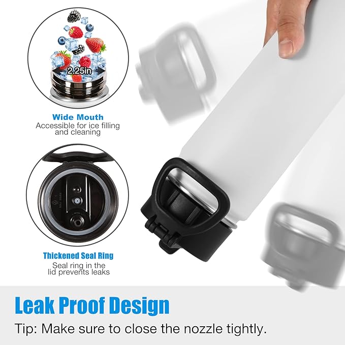 Volhoply 24oz Insulated Water Bottle - Image 4