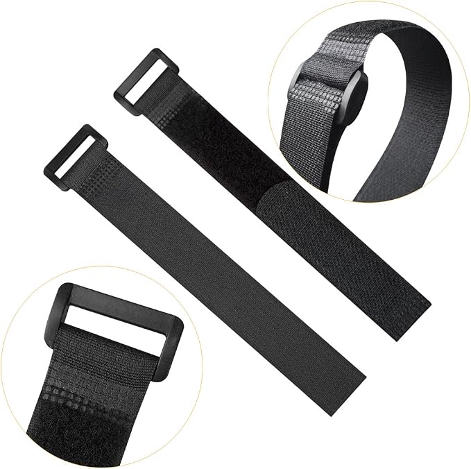 YiwerDer 32Pcs Reusable Fastening Cable Straps and Cable Ties - Image 2