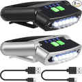 Mudder LED Clip on Cap Lights USB Rechargeable Cap Flashlight Clip Waterproof by Mudder