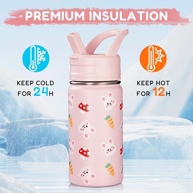 Fijinhom 12oz Water Bottle for School, Bottles - Image 5
