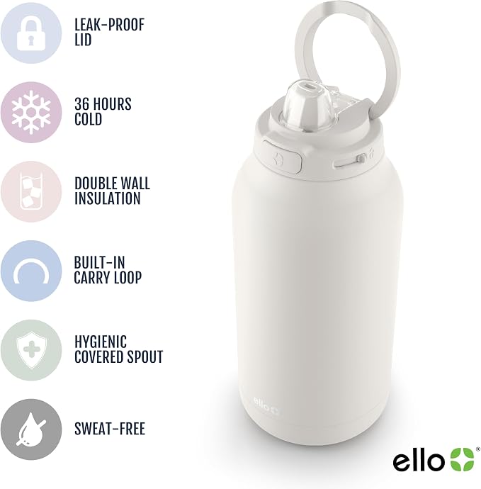 Ello Hydra 64oz Half Gallon Vacuum Insulated Stainless Steel Jug - Image 3