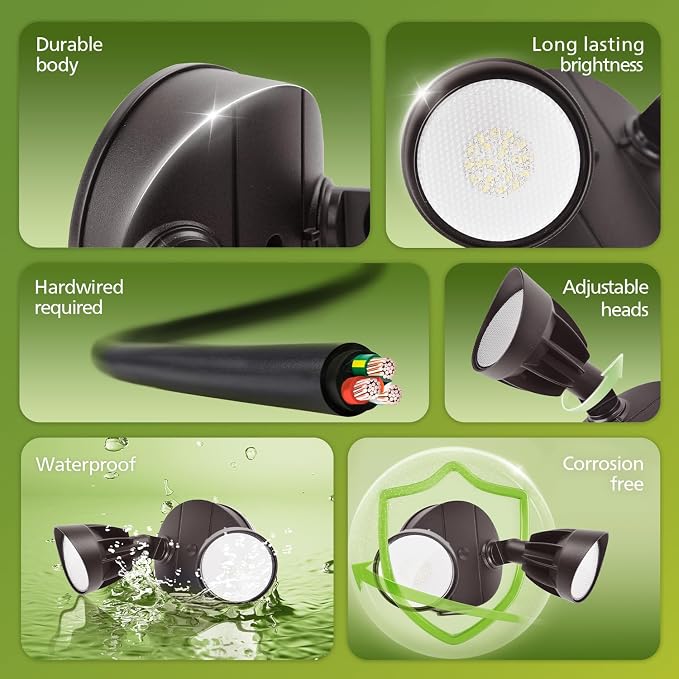 Philips 44W 3500LM ‌LED Security Flood Light‌ ‌Outdoor‌，Switch Controlled - Image 2