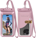 Waterproof Phone Pouch, with Interior Card Pocket, Large Waterproof Phone Case by Vsagier
