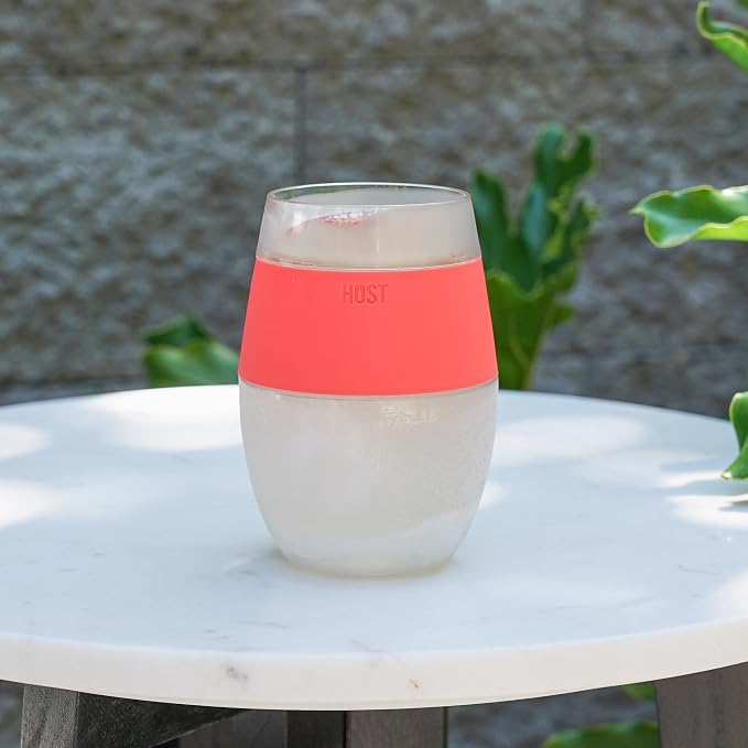 HOST Wine Freeze Cooling Cup, Plastic Double Wall Insulated Freezable Drink - Image 7