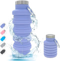YCT Collapsible Water Bottle 17oz（500ml），Travel Portable Sport Water by YCT