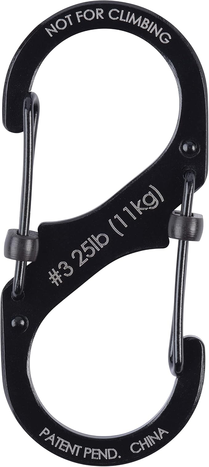 Nite Ize LSB3-01-R6 S-Biner SlideLock Dual Locking Carabiner, Size #3 - Image 3