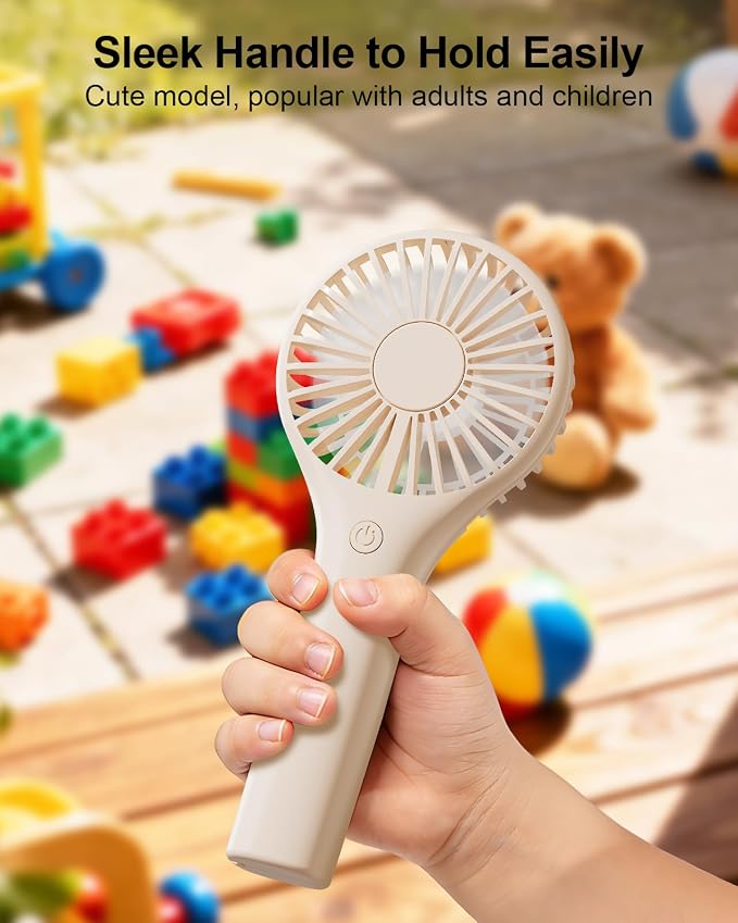 TriPole Portable Handheld Fan Mini Personal Fan - Image 5