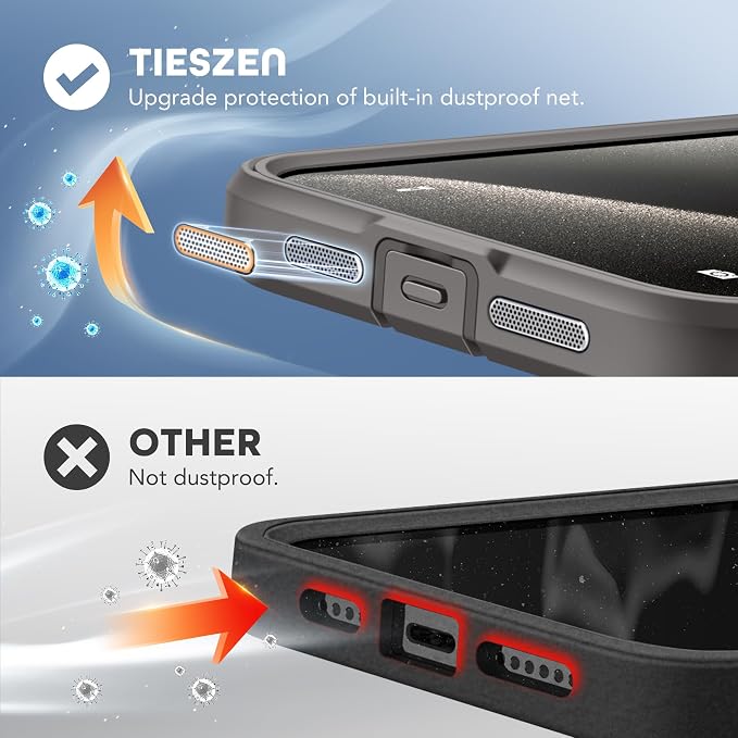 TIESZEN for iPhone 15 Pro Case, Compatible - Image 7