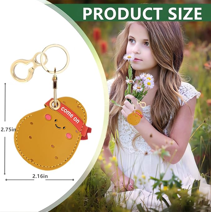 Leather Keychain Holder Case Compatible - Image 2