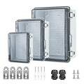 Small Waterproof Electrical Junction Box，IP67 Waterproof Clear ABS Plastic by IGEYAPA