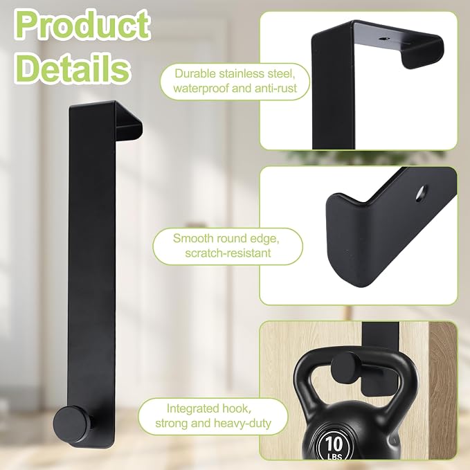 T-Shaped Over the Door Hooks - Image 4