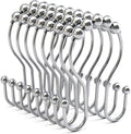Bathway Shower Curtain Hooks Chrome Shower Curtain Rings Rust Proof, Smooth by Bathway