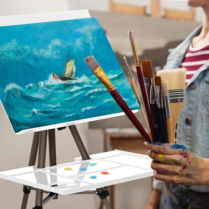 Ireer 17-65 Inch Artist Watercolor Portable Easel - Image 7
