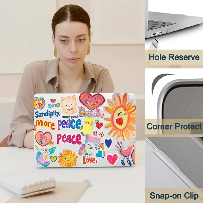 Laptop Case for New MacBook Pro 13 inch M1 M2 2016-2022 Release, Arts Pro 13.3" - Image 5
