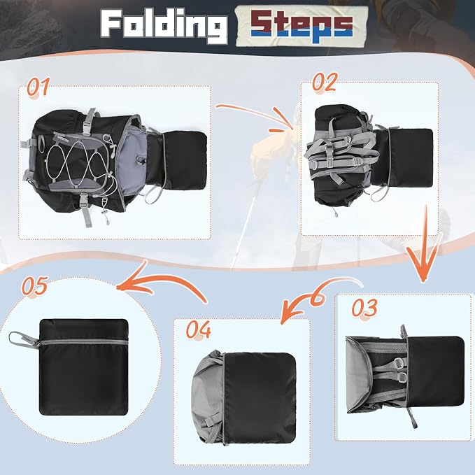 RAINSMORE Foldable Hiking Backpack - Image 7