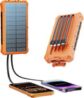 Solar-Charger-Power-Bank - 20000mah Solar Powered Battery Charger Cell Phone by Unknown