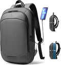 hk Business Backpack for Men 17 Inch, Slim & Expandable Waterproof Travel by hkbag