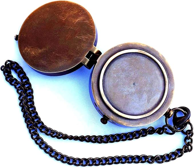 Engravable Compass Nautical Pocket Brass Compass - Image 4