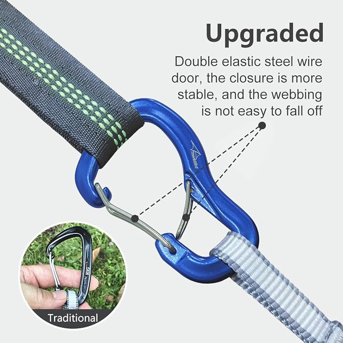 Heavy Duty Carabiner Clip Hook 8KN, - Image 3