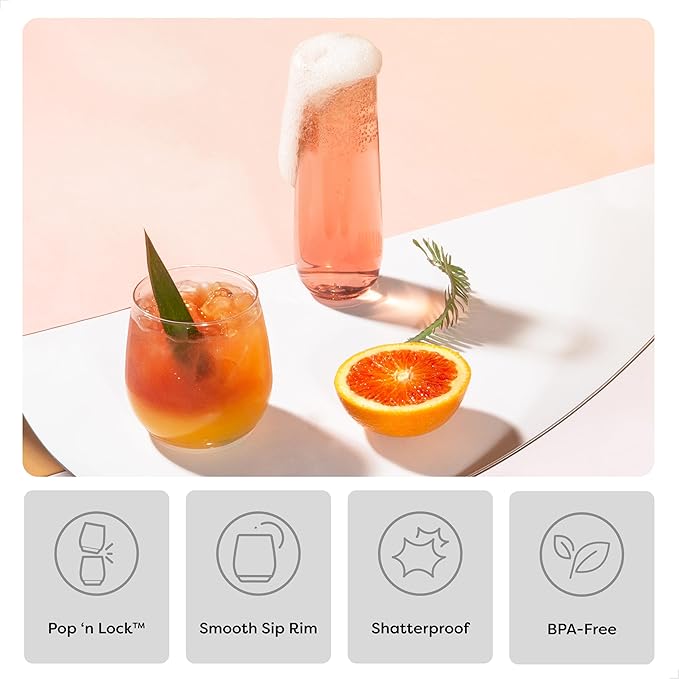 TOSSWARE POP 9oz Flute SET OF 24 Premium Quality, Recyclable, Unbreakable & - Image 3