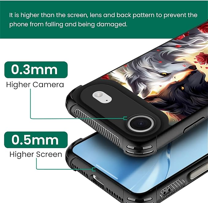 for iPhone 17 Air Case, for MagSafe Graphic Design for Girl Boy Soft Silicone - Image 4