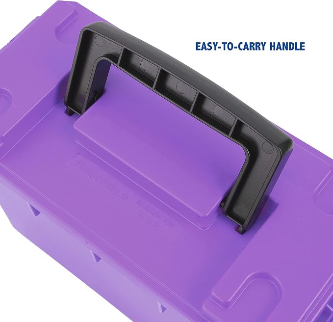 Sheffield 12632 Ammo Storage Box, Stackable .30 Cal Field Boxes, Water and Dust - Image 7