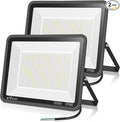 XYCN 2 pack 300W LED Flood Light, Super Bright 42, 500LM 5000K Daylight IP66 by XYCN