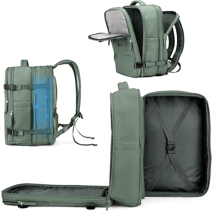 coowoz Large Travel Backpack For Women Men, Carry On Backpack, Hiking Backpack by coowoz