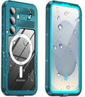 for Samsung Galaxy S25+ Plus Waterproof Case, Magnetic Heavy Duty Military by Haireca