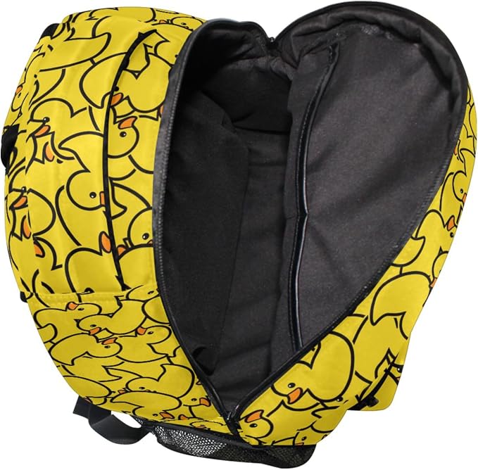 Wamika Yellow Ducks Backpack Farm Cartoon Animals School Backpacks Preschool - Image 6