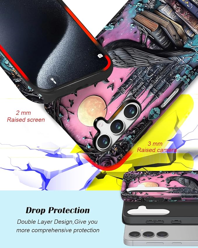 Compatible for Samsung Galaxy A16 5G Case, Dual Layer Heavy Duty 2 in 1 - Image 3