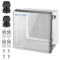 TICONN Outdoor Electrical Box Waterproof, Junction Box IP67 ABS Plastic by TICONN
