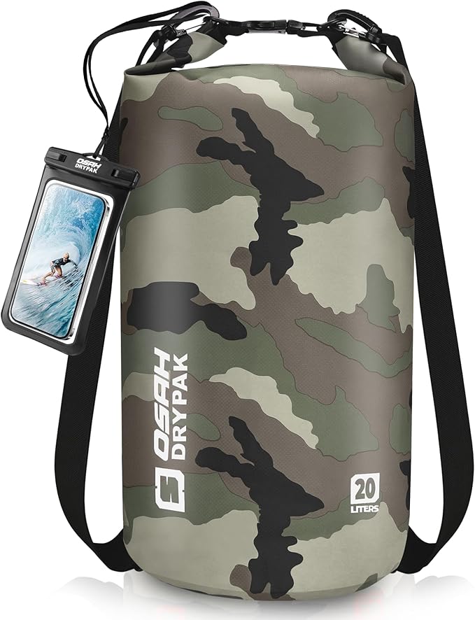 Waterproof Dry Bag, 5L/10L/20L/30L/40L Roll Top Lightweight Storage Backpack by OSAHDRYPAK