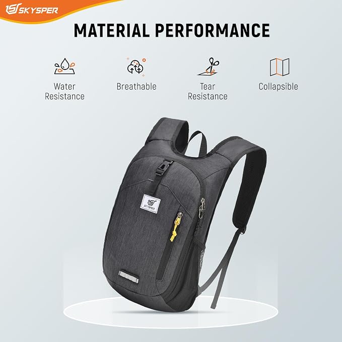 SKYSPER 10L Hiking Backpack Small Foldable Daypack Packable Lightweight Hiking - Image 5