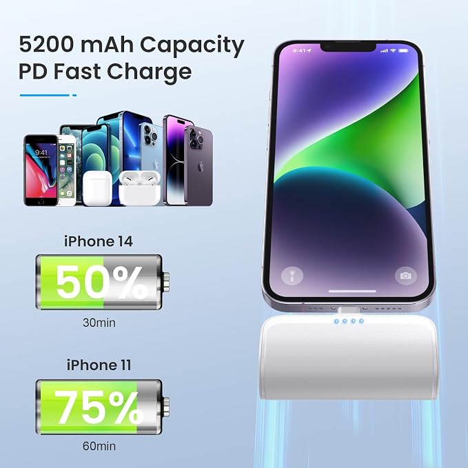 Mini Portable Charger Power Bank - Image 3