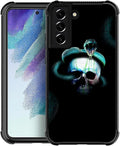 for Samsung Galaxy S21 Case, Skeleton Winding Snake Pattern Graphic Design Girl by FKBRCL4U