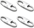 zelin Zipper Clips Anti Theft, Double Opening S Carabiner Theft Deterrent by zelin