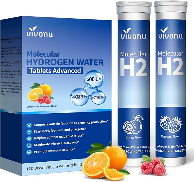 VivoNu Hydrogen Water Tablets by SupplementsGummiesandTea