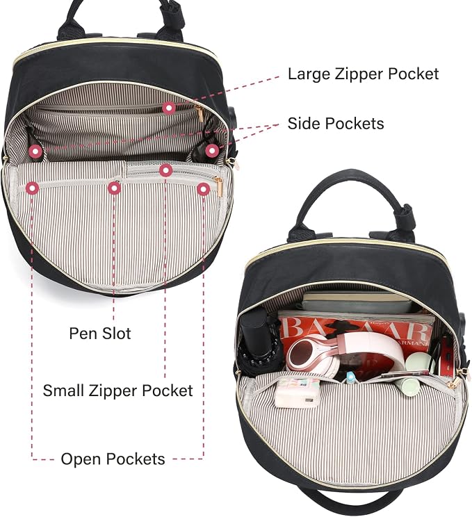 LOVEVOOK Laptop Backpack for Women 15.6 Inch Laptop Bag - Image 3