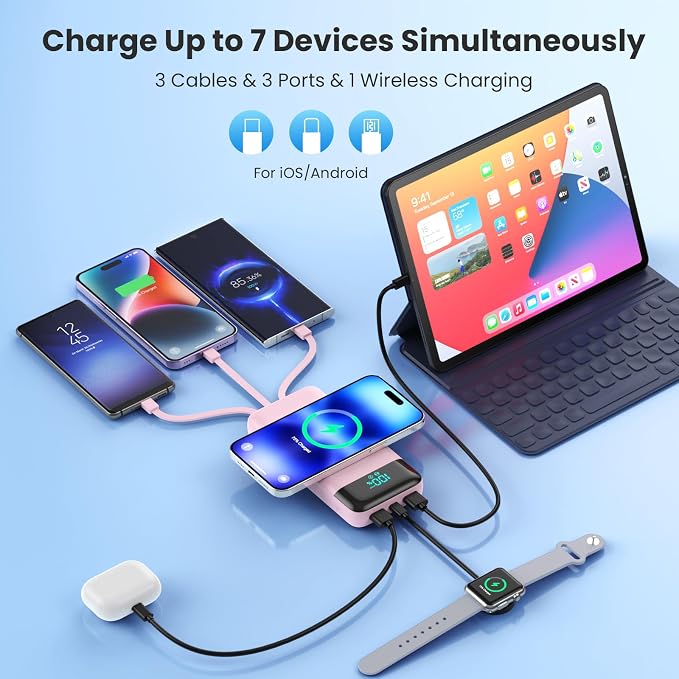 YHO Wireless Portable Charger 40800mAh - Image 3