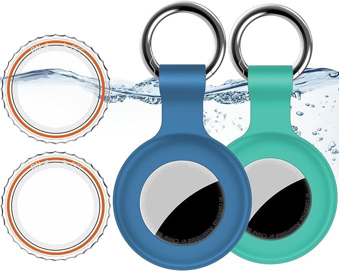 1|2|4Pack for Apple AirTag Holder, for Air Tag 2nd &1st Genaretion, Waterproof by HitfineLLC