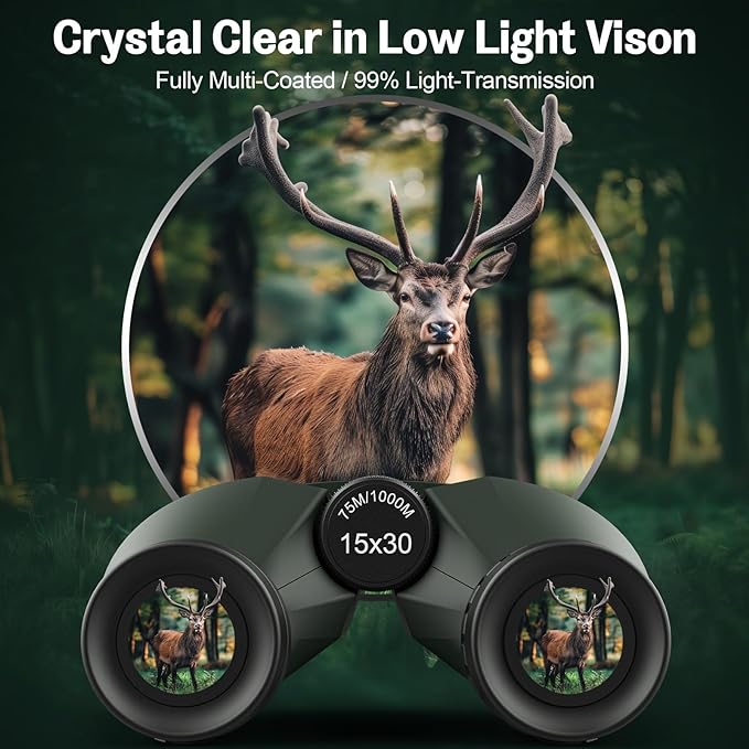 15x30 Compact Binoculars for Adults and Kids - Image 5