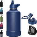 RUBYFLASK 64oz Insulated Water Bottle by RUBYFLASK