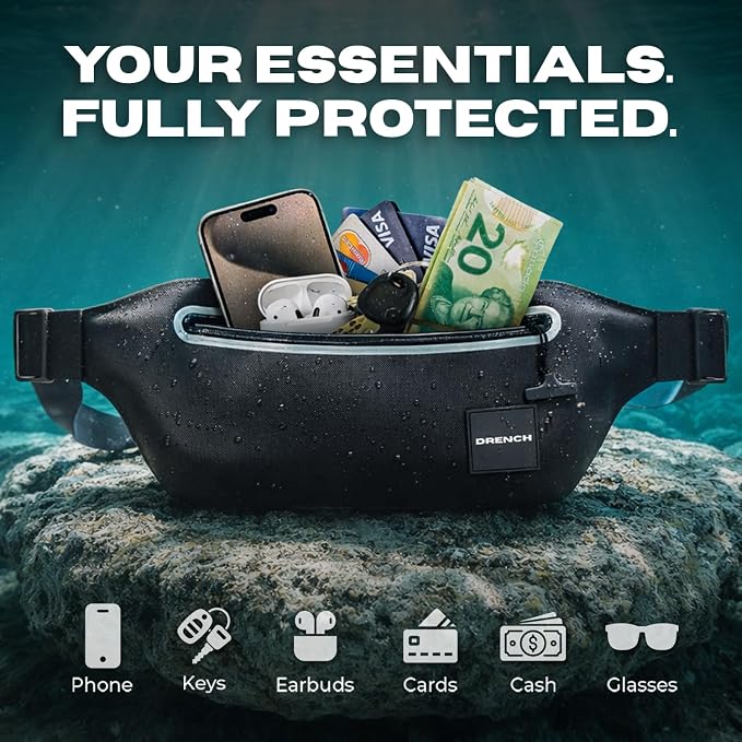 Drench 100% Underwater Waterproof Fanny Pack. Waist Pack. Submersible - Image 4